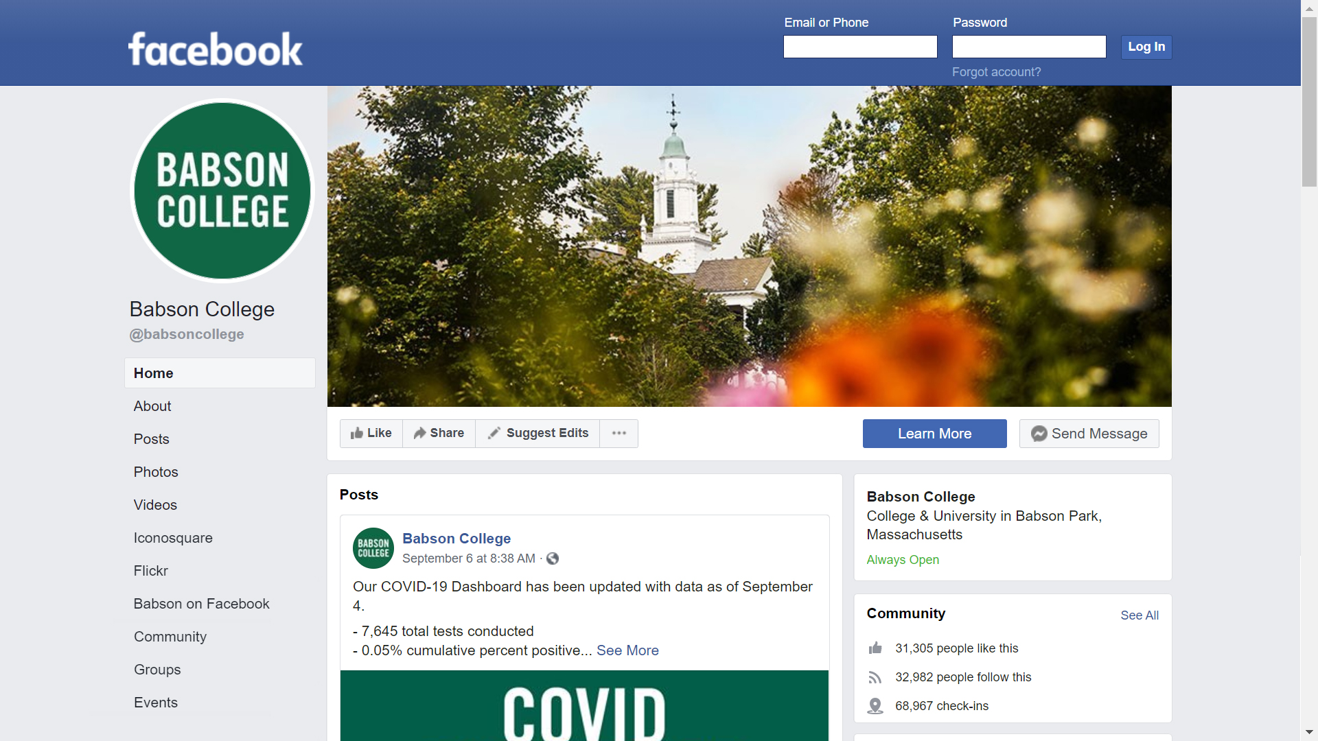 Babson College on Facebook