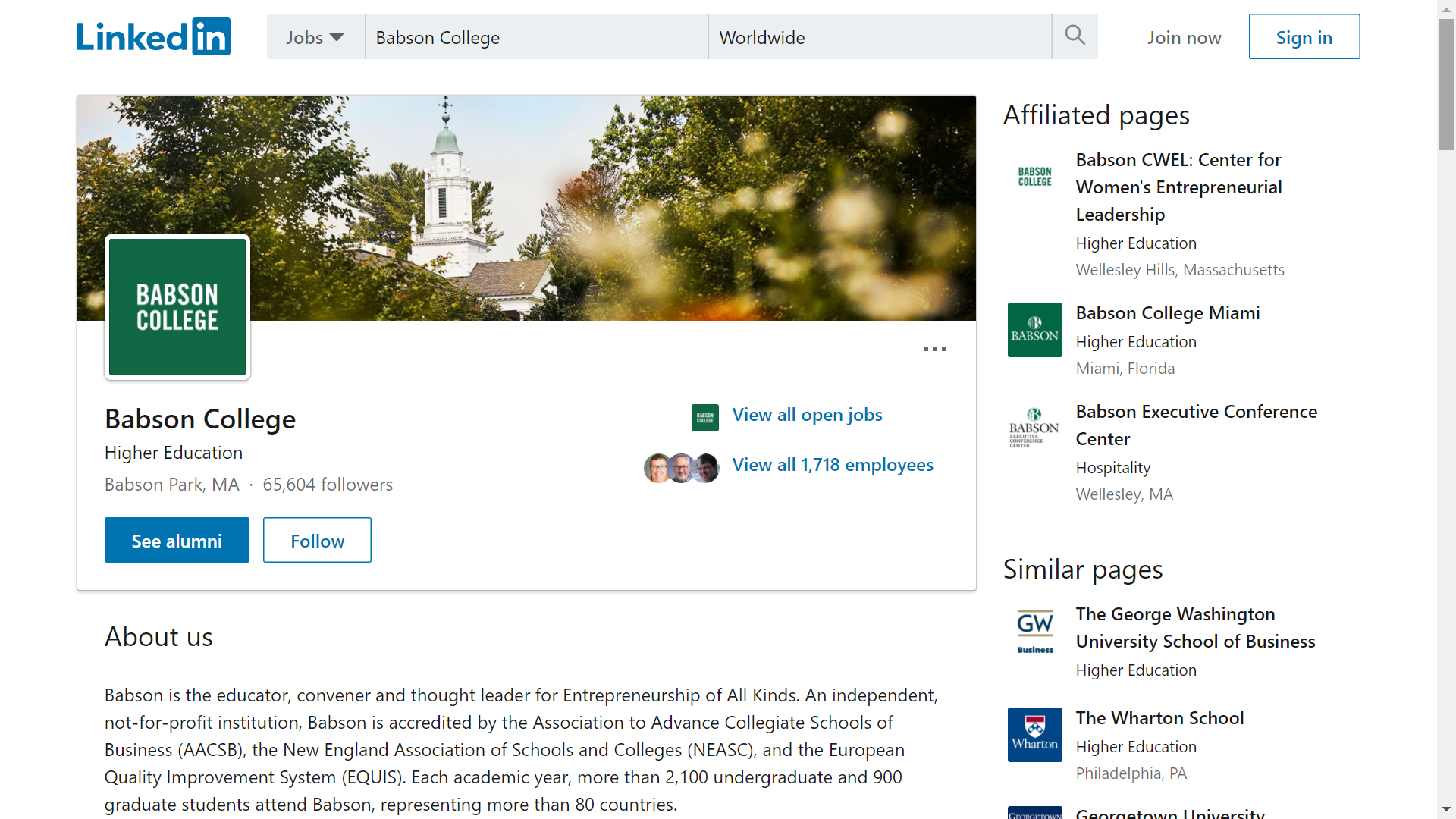 Babson College on LinkedIn