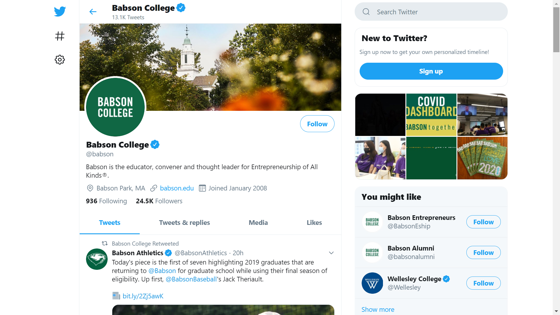 Babson College on Twitter