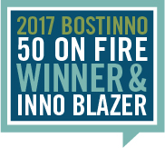 2017 BostInno 50 on Fire Winner & Inno Blazer