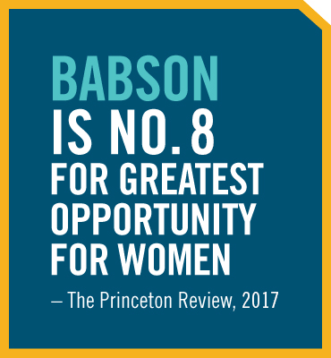 Read Babson is Number 8 for Greatest Opportunity for Women