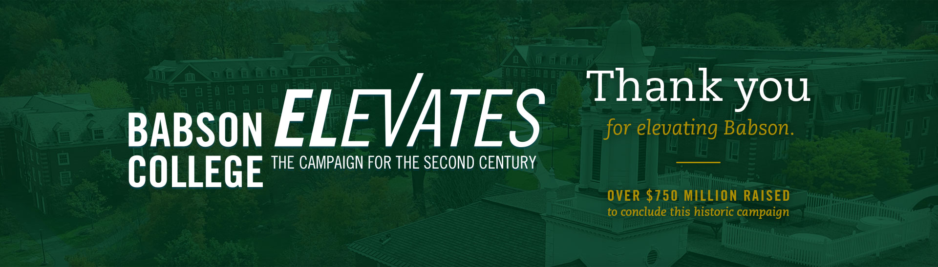 Babson Elevates Thank You
