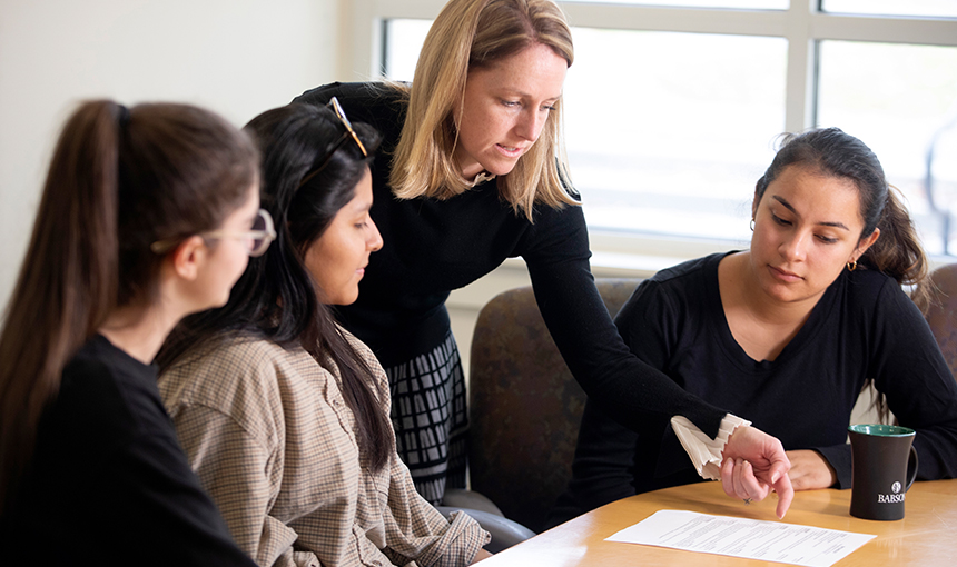 Career Resources women at a table