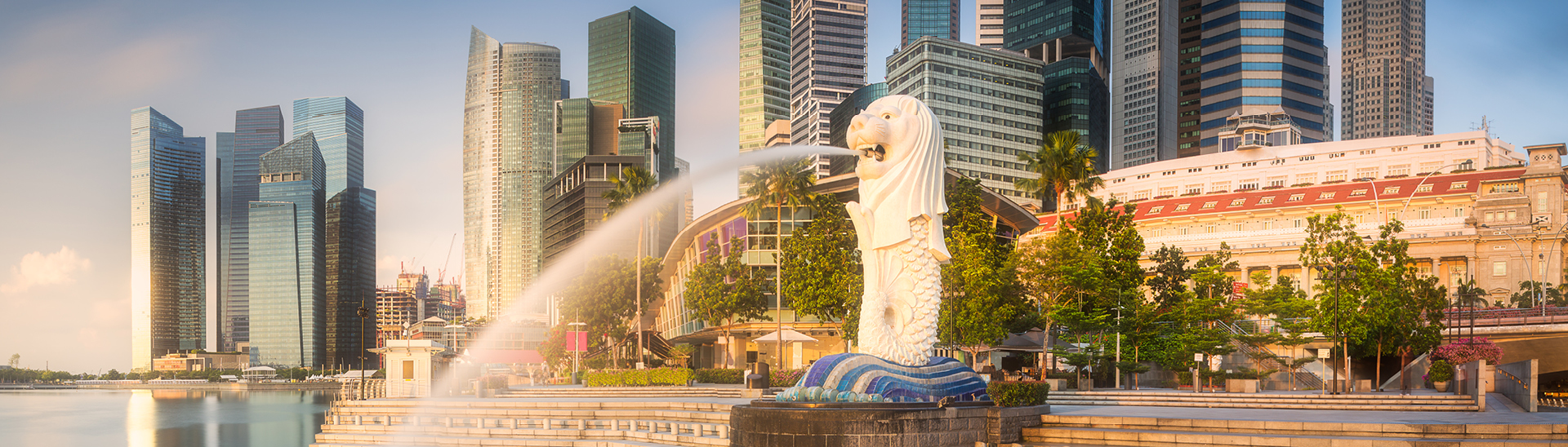 BCW-Singapore-Merlion Singapore Skyline
