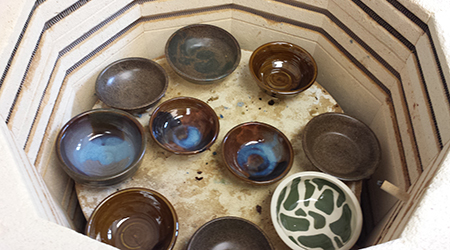 Bowls in Kiln