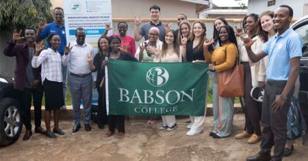 Babson Students Work to Improve Health Care in Rwanda