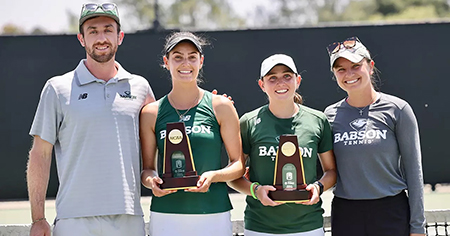 Repeat Champs: Babson’s Doubles Team Nets Second Tennis National Title