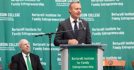 Celebrating the Bertarelli Institute for Family Entrepreneurship