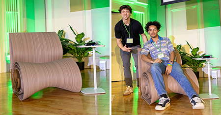 From Text Prompt to Furniture: The Story Behind Babson’s AI Dam Chair