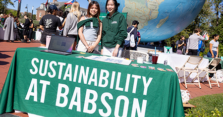 Going Greener: Babson’s Campus-Wide Sustainability Gets a Boost