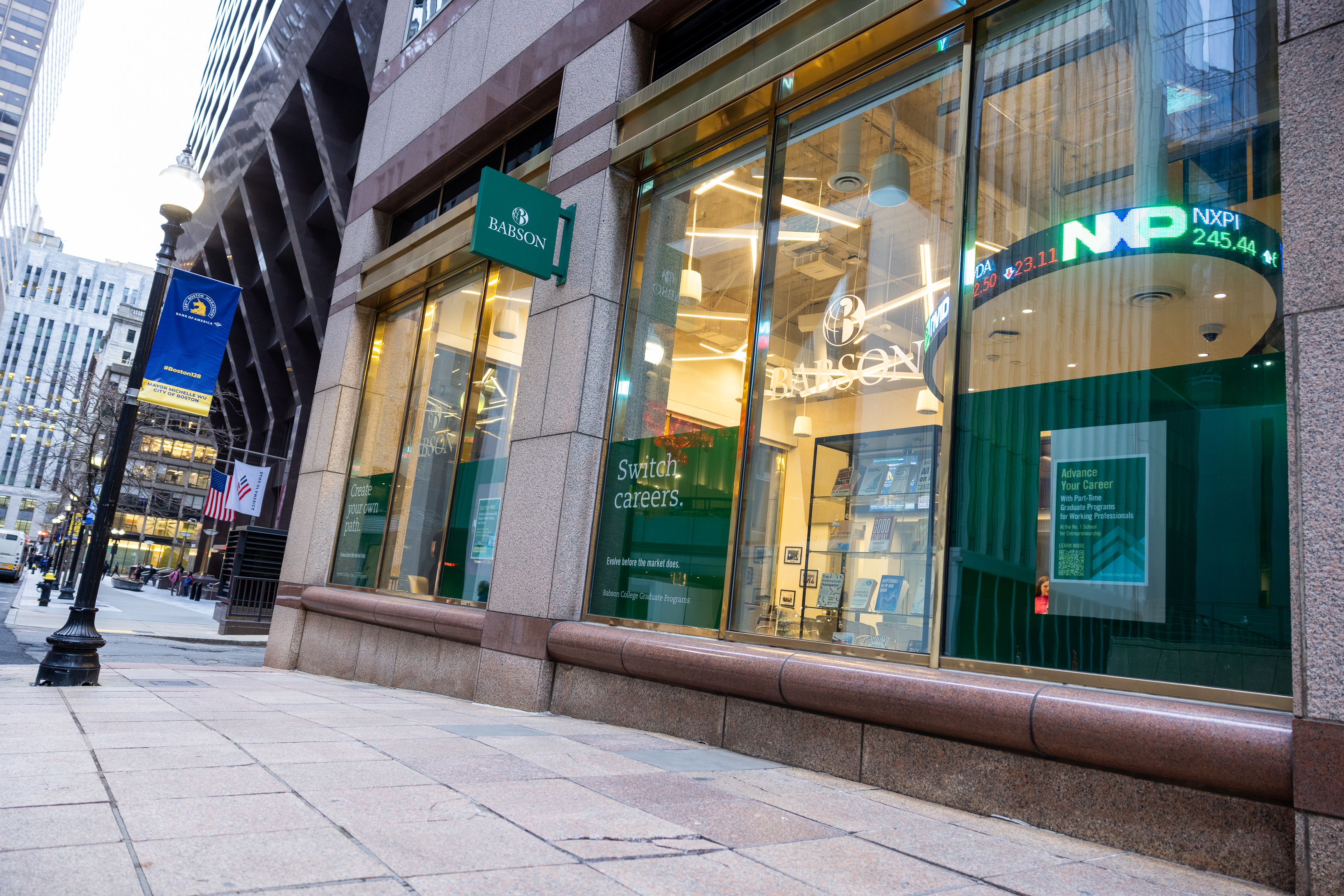 Babson College's Boston Location in the Financial District