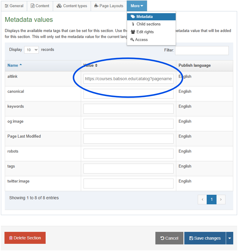 Altlink Redirect Instructions