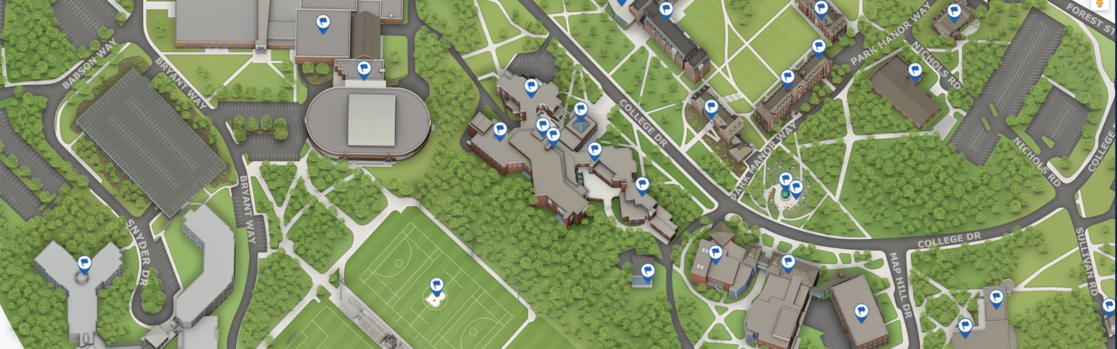 Wellesley College Campus Map