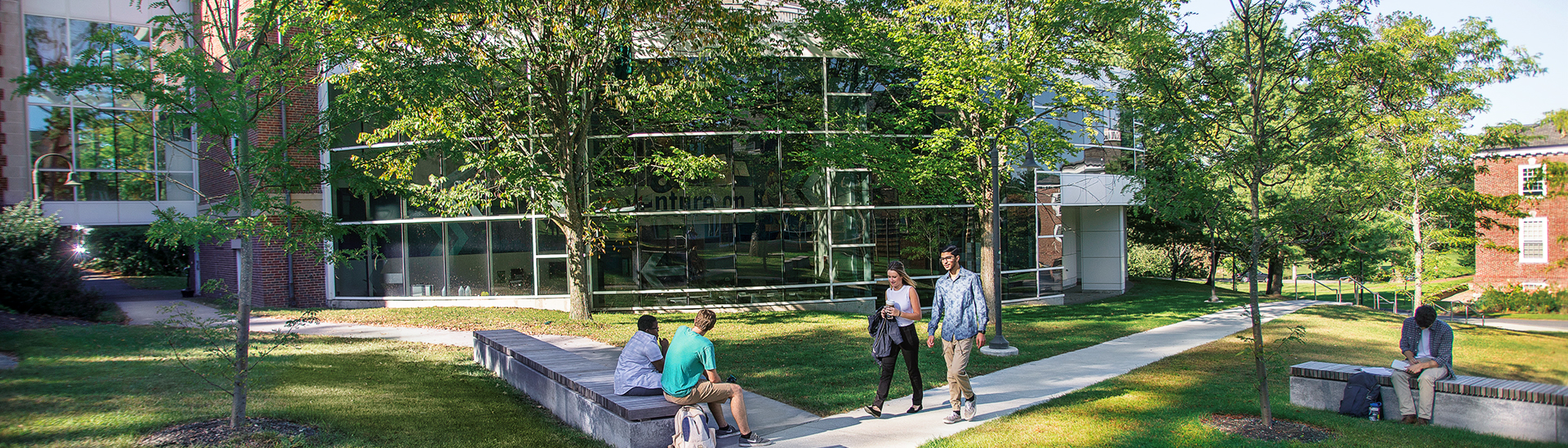 Blank Center walkway