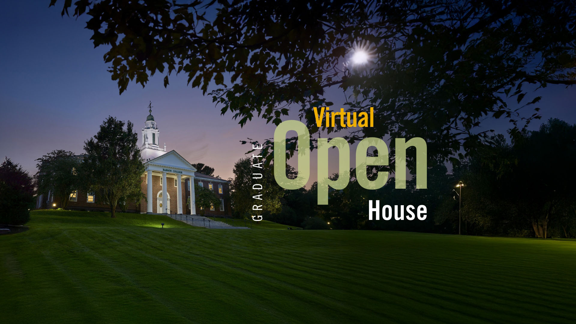 Homepage Header- Graduate Virtual Open House