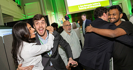 Happy Students Celebrating