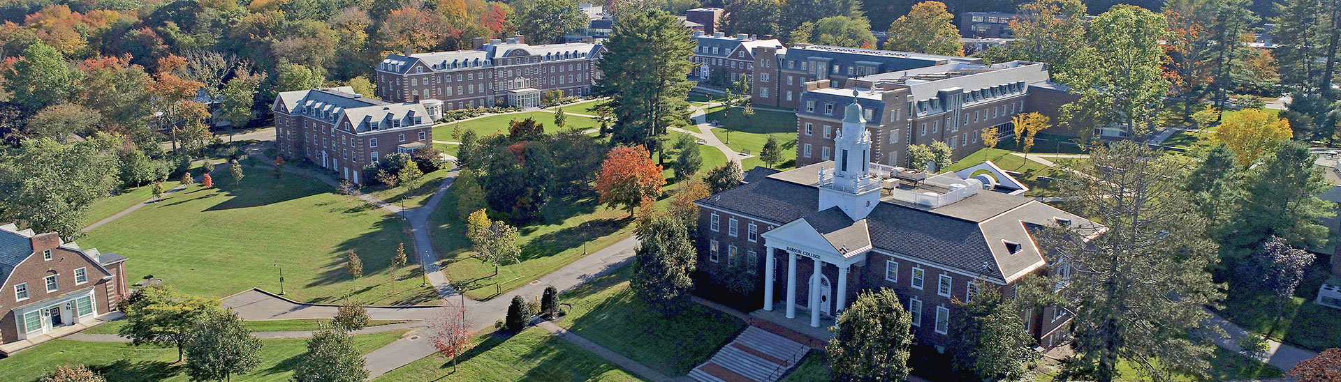 babson campus from high above