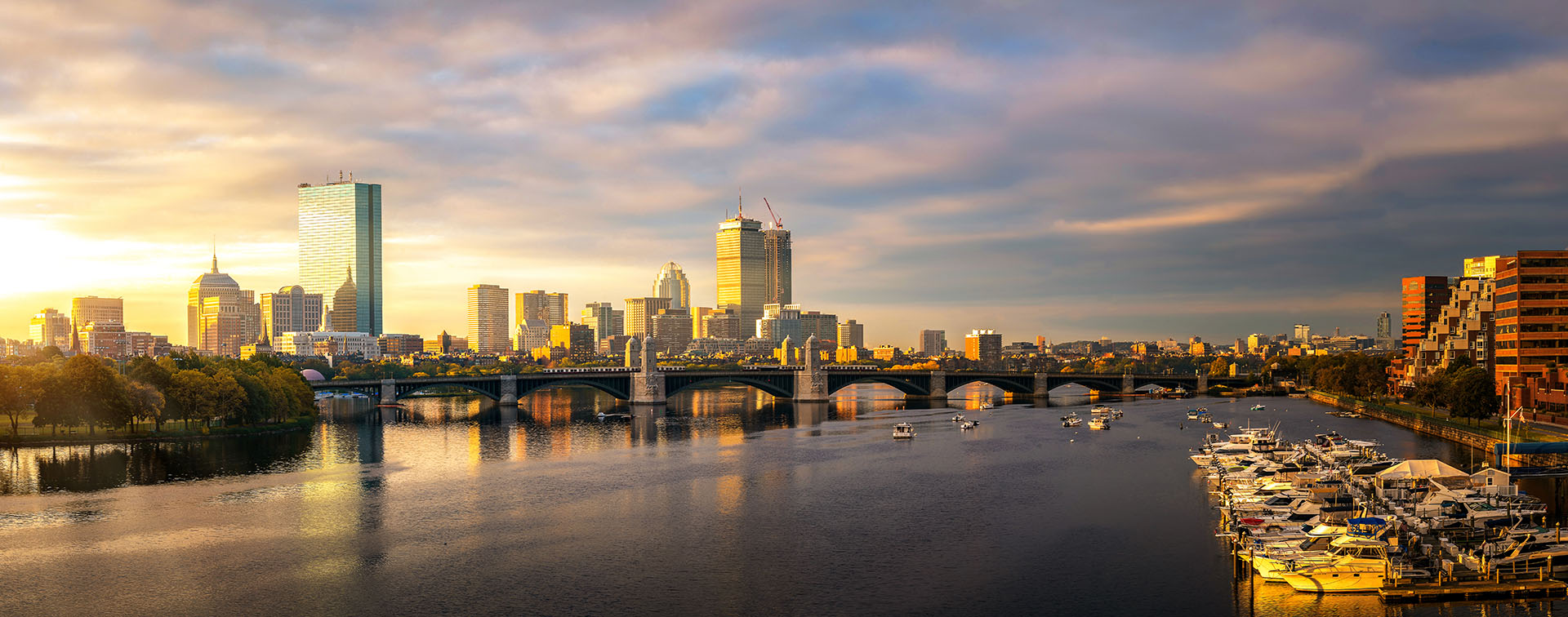 Boston and Cambridge Skyline