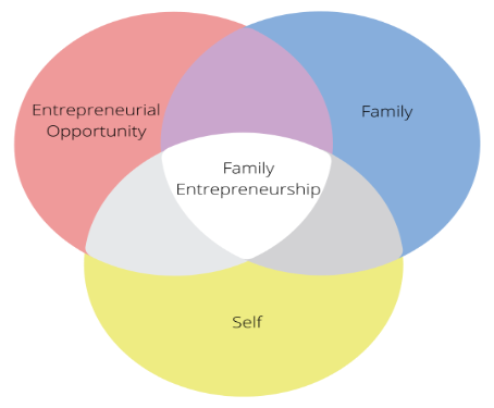 Family Entrepreneurship 3 circle model