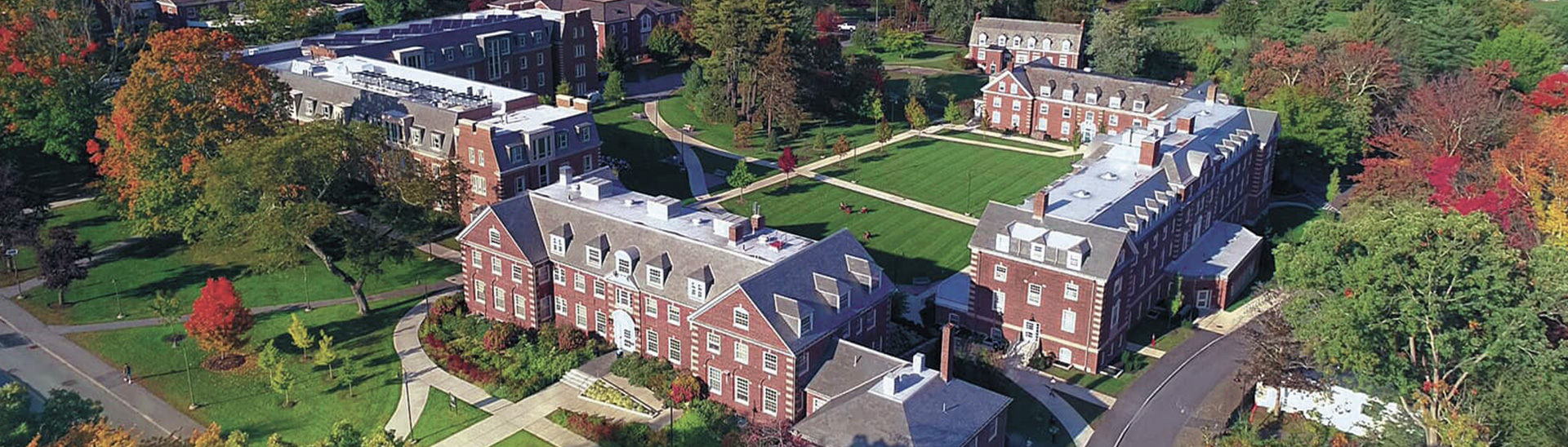 Babson campus from above