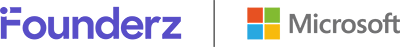 FounderZ and Microsoft logos