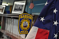 Babson Police badge