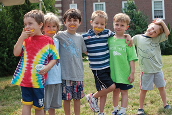 summer-camps.jpg Campers enjoy a perfect day at Babson eliciting juicy grins.