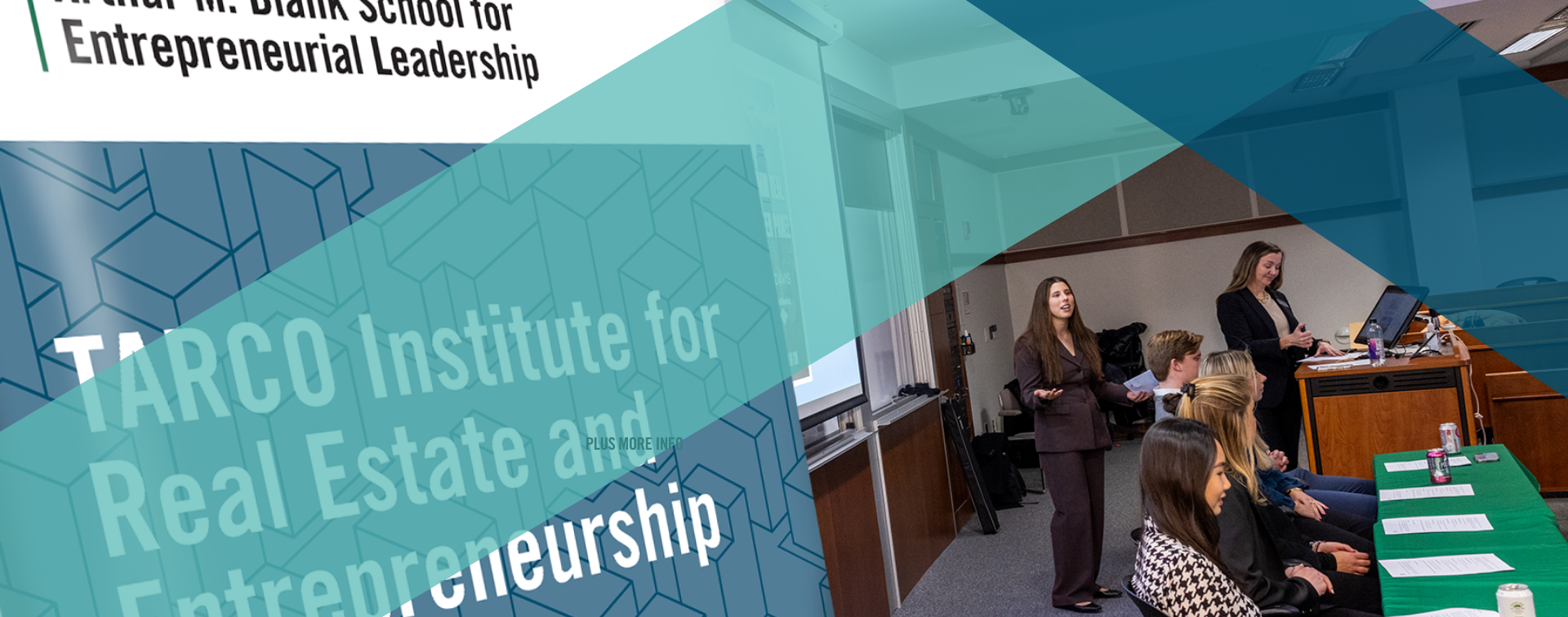 Image with TARCO banner and students