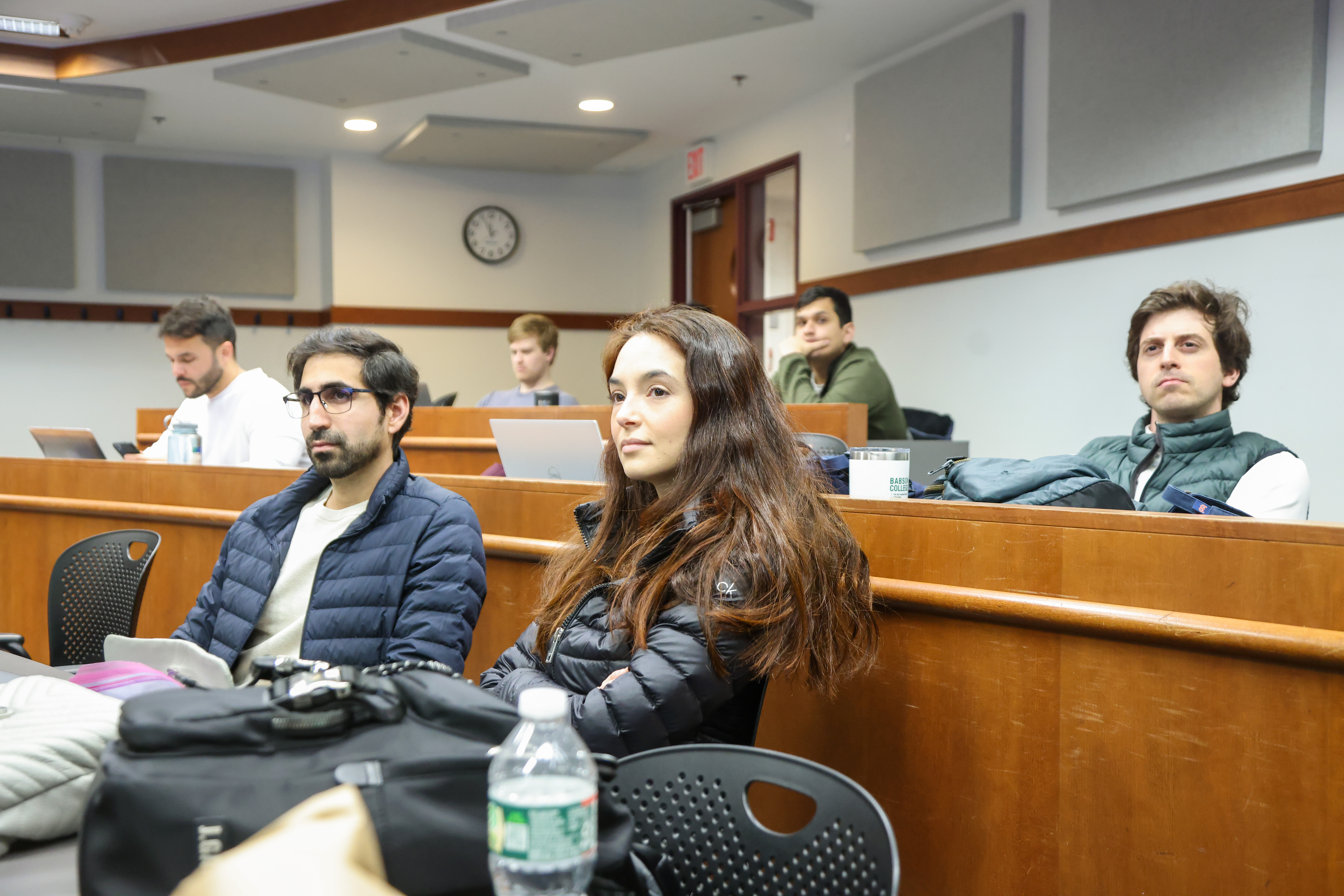 Babson students in class