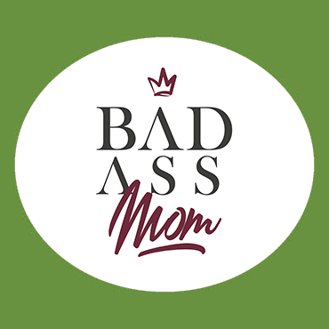 Grid Logo - Badass Mom Wine
