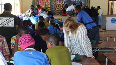 Students in Tanzania