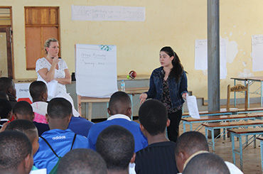 Students in Tanzania