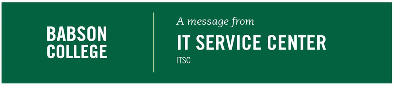 ITSC Banner