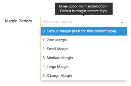 Margin options