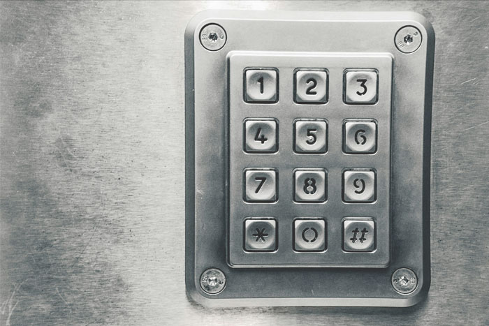 old fashioned keypad